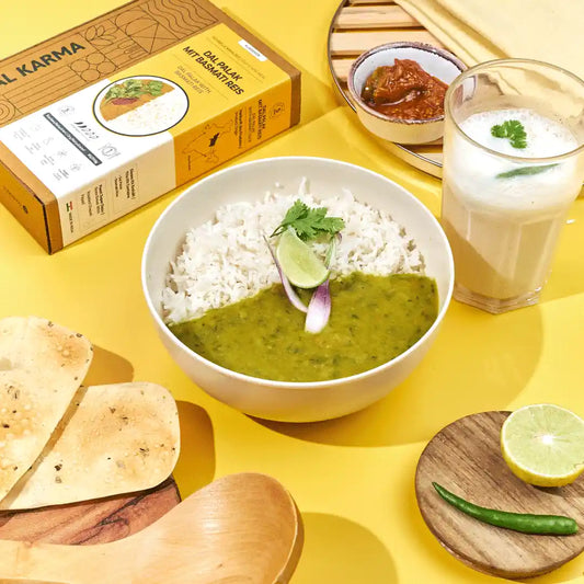 Dal Palak with Basmati Rice