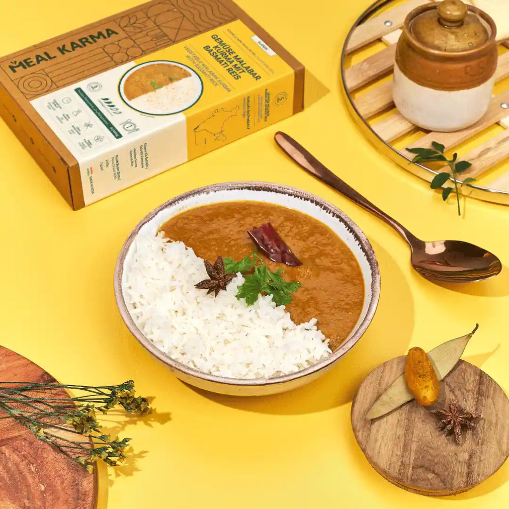 Vegetable Malabar Korma with Basmati Rice