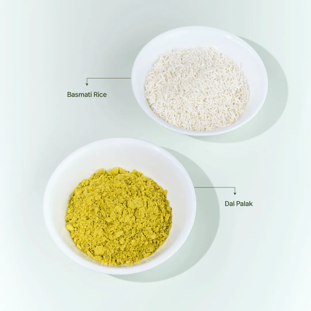Dal Palak with Basmati Rice