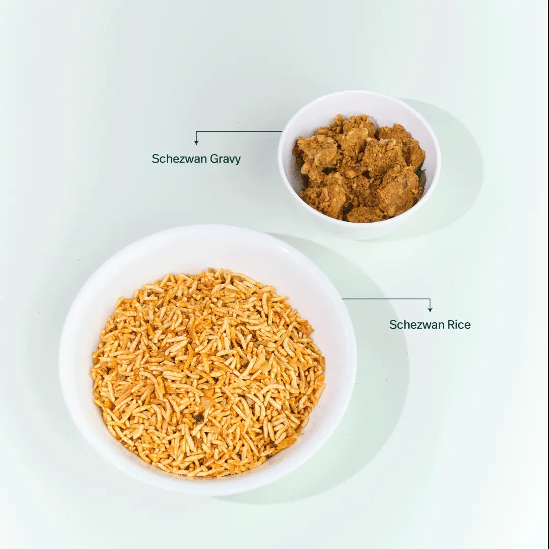 Schezwan Rice with Gravy